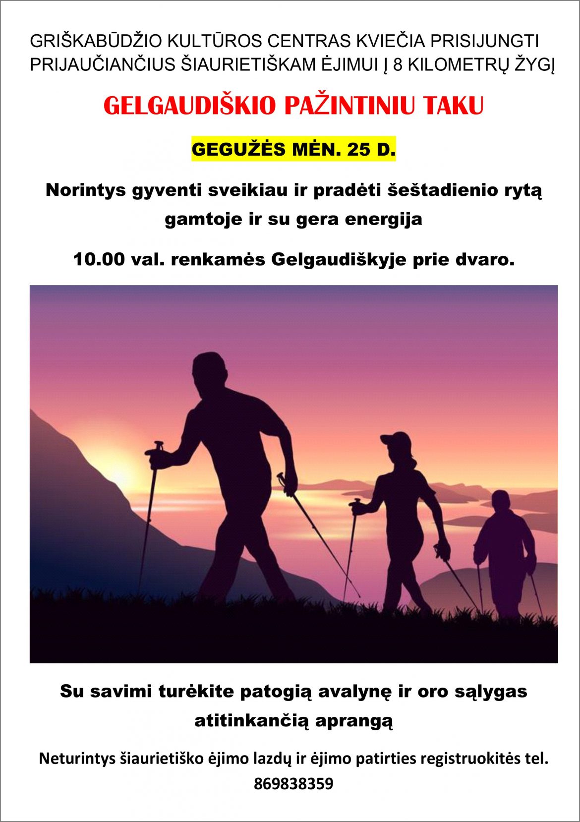 GELGAUDIŠKIO PAŽINTINIU TAKU